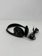 Sony MDR-023 Adjustable Wired Headphones Black w/ Pads, Tested Works Great
