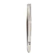 e.l.f. Slant Tweezer, Professional Quality Stainless Steel, Provides a Strong Gr