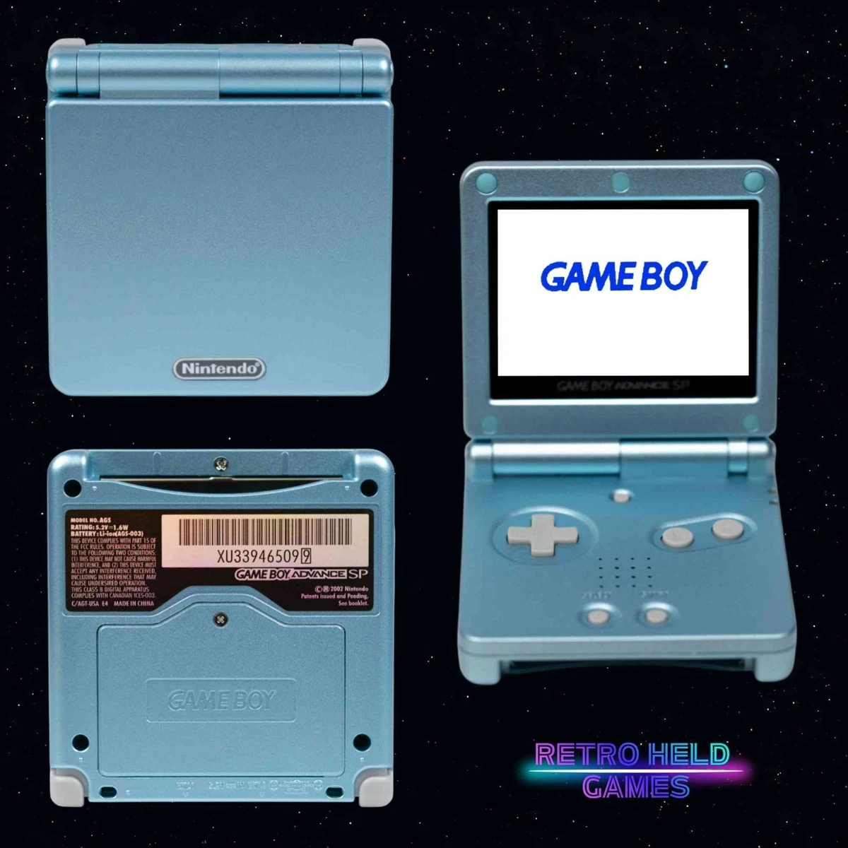 Preços baixos em Nintendo Game Boy Advance SP Azul Consoles de