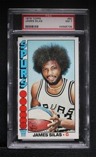 1976-77 Topps James Silas #80 PSA 7