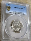 1927 PCGS MS65 5C Buffalo Nickel Gold Shield