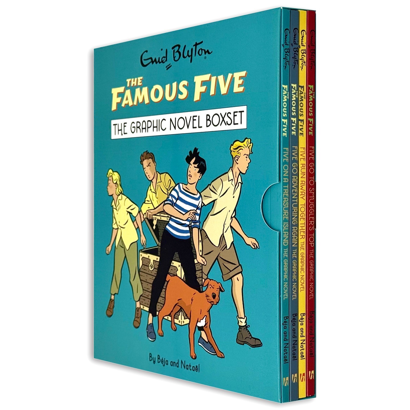 The Famous Five Graphic Novel 4 Books Collection Box Set By Enid Blyton