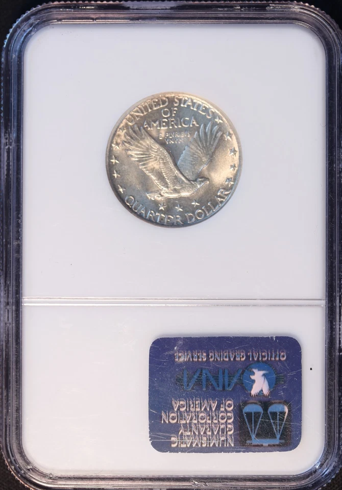 1928 P Standing Liberty Quarter, Choice BU, NGC MS63, Sharp, Nearly Full Head! - Image 4 of 4