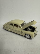 1949 Ford Mercury Diecast Toy Car 124 White