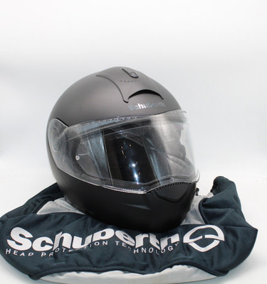 Motorradhelm Schuberth C3 -Größe 54/55- Matt Schwarz /Klapphelm mit Sonnenblende