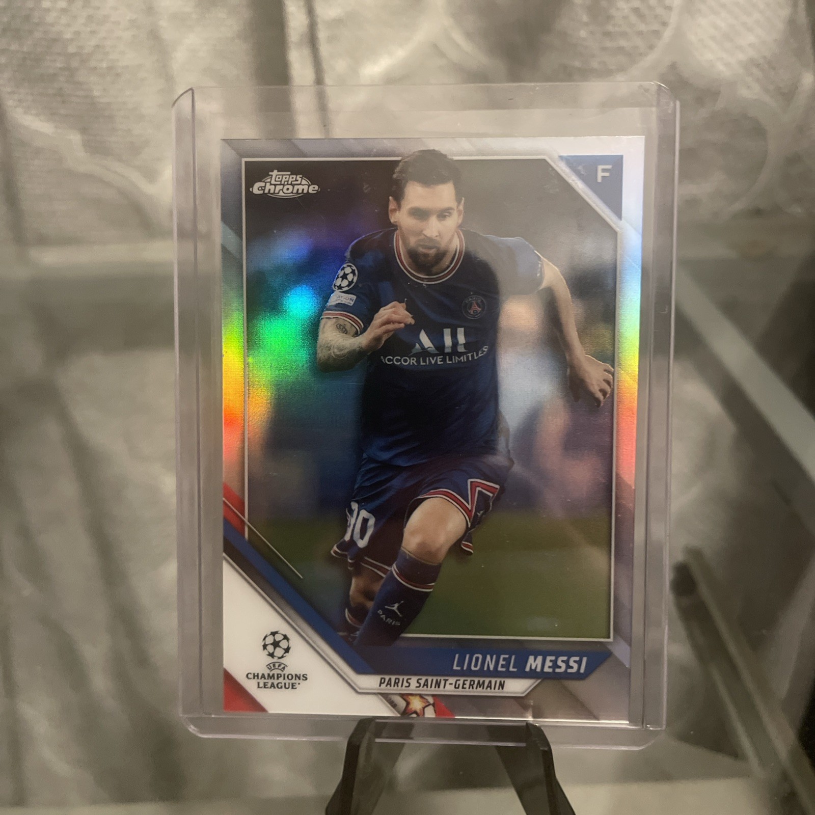 2021-22 Topps Chrome UCL - Lionel Messi #100 Refractor
