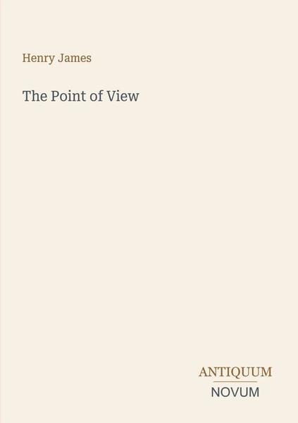 Henry James | The Point Of View | Taschenbuch | Englisch (2026)-image