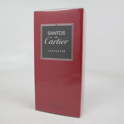 SANTOS de CARTIER 100 ml/ 3.3 oz Eau de Toilette Concentree Spray NIB