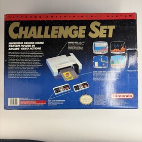 NES Nintendo Entertainment System Console Challenge Set CIB Box W Mario 3