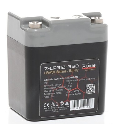 Audio System Z-LPB12-330 - liFePO-Batterie
