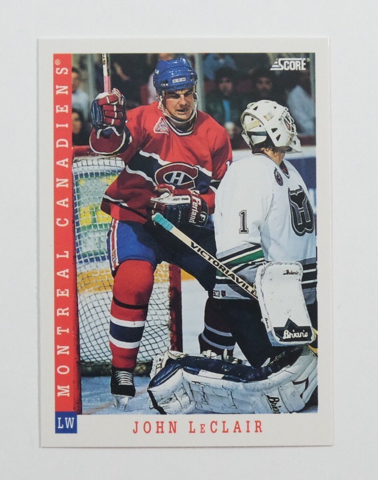 1993-94 Score Hockey Card #318 John LeClair