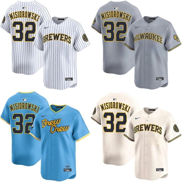 Jacob Misiorowski Brewers stitched Jersey