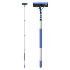 12ft Extendable Cleaning System with Swivel Brush & 65.6ft Hose