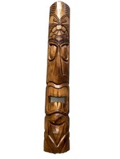 40” TIKI MASK HAWAIIAN WALL ART ISLAND HOME DECOR BAR TROPICAL