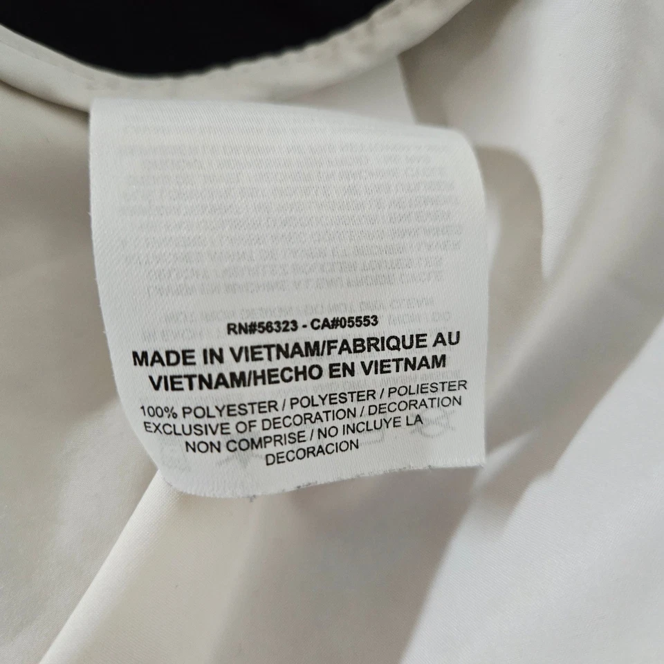 耐克跑步夹克白色轻便风衣学院风活动连帽拉链 XL — 第 4/4 张图片