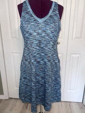 MPG Mondetta Women's Athletic Dress Medium Heather Purple, Shelf Bra, Racerback