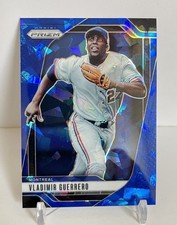 2025 Panini Prizm Vladimir Guerrero Blue Cracked Ice No.51 Montreal