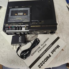 Super Clean Rebuilt Marantz PMD222 Full  1/2 Speed Cassette Recorder