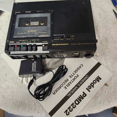 Super  Clean Rebuilt Marantz PMD222 Full & 1/2 Speed Cassette Recorder