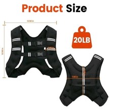 Poudee 20LB Weighted Vest Weight Vest for Men Women Body Weight Vests	REAL DEAL