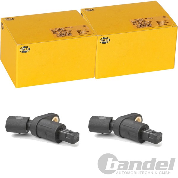 2X Hella ABS-SENSOREN Hinten Passend FÜR Audi A3 TT Seat Arosa Leon Toledo-image