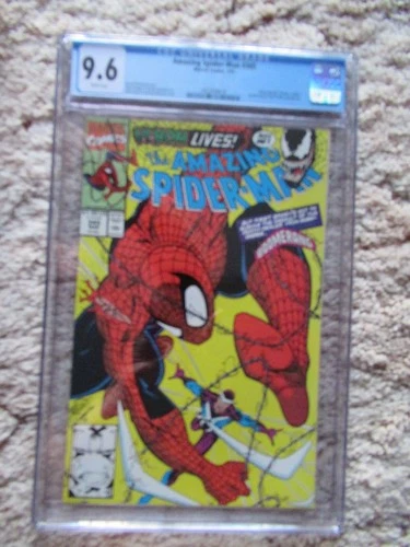 1991 THE AMAZING SPIDER-MAN #345 CGC 9.6 WHITE PAGES