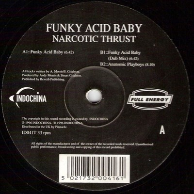 Narcotic Thrust - Funky Acid Baby, 12'', (Vinyl)