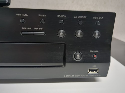 SONY CDP-CE500 5-Disc CD Player Exchange System USB Recorder + OEM Remote Tested - Picture 3 of 16