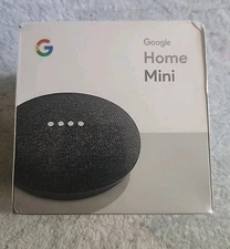 Google Home Mini Smart Assistant - Charcoal (GA00216-US) NEW SEALED BOX