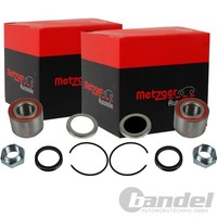 2X Metzger RADLAGER-SATZ Hinten Passend FÜR CitroËN Saxo Xsara Peugeot 106 206