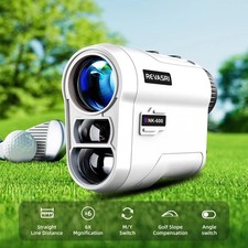 Télémètre laser golf REVASRI 600M/1000M grossissement 6X rechargeable