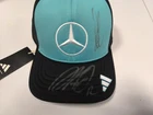 GEORGE RUSSELL KIMI ANTONELLI SIGNED 2025 MERCEDES PETRONAS F1 ADIDAS TEAM CAP
