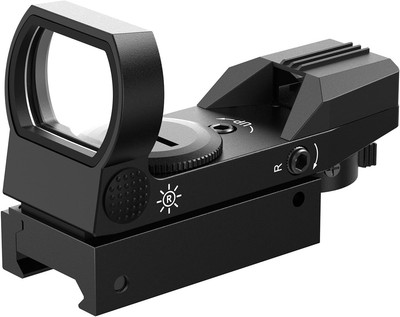 Feyachi Reflex Sight Red Green Dot Optics 4 Adjustable Reticles Black 