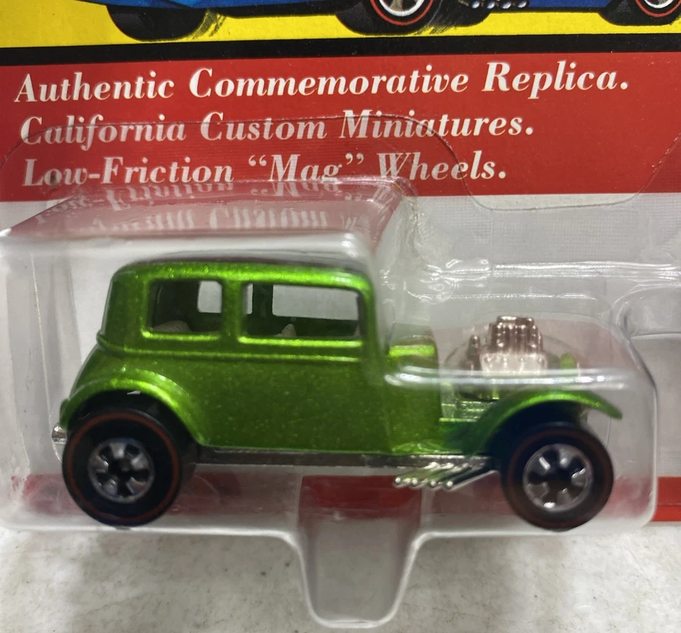 1993 Hot Wheels Vintage Collection ‘32 Ford Vicky Metallic Green # 10494 - NEW - Image 3 of 4