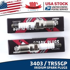 For NGK 3403/TR55GP 2X Iridium Spark Plugs For Cadillac Avalanche Silverado 3500