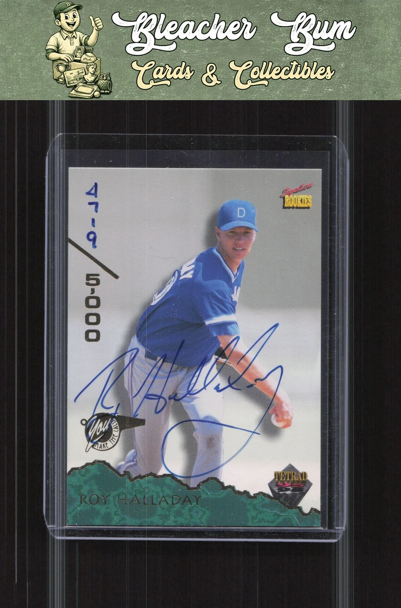 Roy Halladay Autographed Baseball Sports Trading Cards