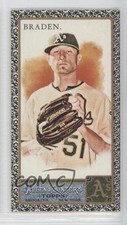 2011 Topps Allen & Ginter's Mini Black Border Dallas Braden #268 g8h