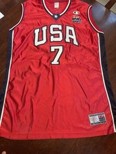 RARE GAME Tagged JERSEY 2000 WNBA Sheryl Swoopes #7 Champion USA Olympics Issue