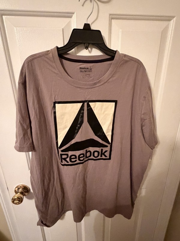 Reebok Big & Tall 3XL Tan Logo T Shirt