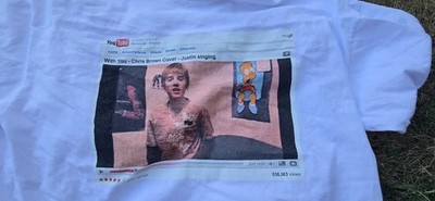Justin Bieber Coachella EXCLUSIVE YouTube Shirt AUTHENTIC Just