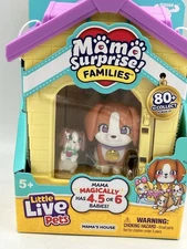 NIB Sealed Little Live Pets Dog House Beagle Play set Mama Surprise Families