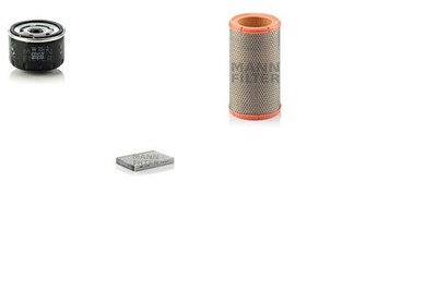 MANN-FILTER Inspektionspaket Filtersatz L Anschraubfilter Aktivkohlefilter für 1