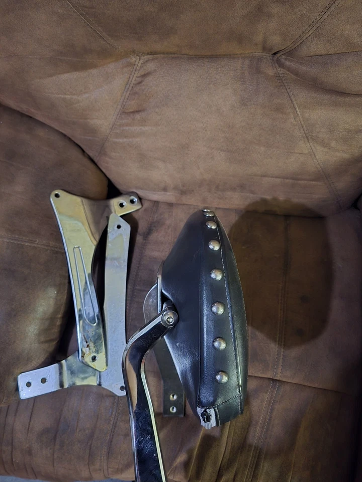 Cojín cojín respaldo asiento pasajero Suzuki Boulevard negro genuino OEM Foto 3 de 4