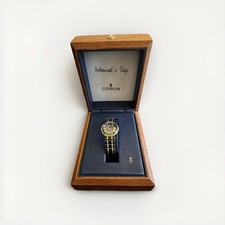 Corum Admiral’s Cup Blau-Stahl/Gelbgold 18K 750 Luxus Damen-Armbanduhr von 1989