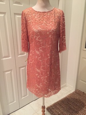 dusty rose lace dress