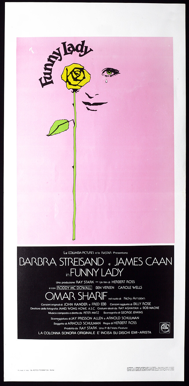 Locandina originale film Funny Lady (1975) - Regia di Herbert Ross