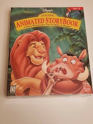 Disney Animated Storybook The Lion King Cd Rom Windows New Sealed Ebay