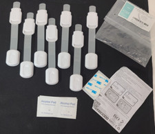 Baby Child Safety Lock Box Drawer Cupboard Cabinet Fridge Door Furniture 7 pc