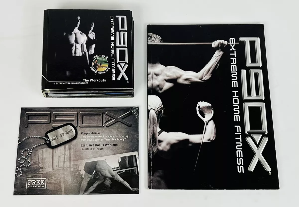 Beach Body Workout P90x Extreme Home Fitness DVD Set With Book No