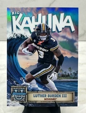 2024 Bowman U, LUTHER BURDEN III (RC) "Big Kahuna" MISSOURI TIGERS & BEARS